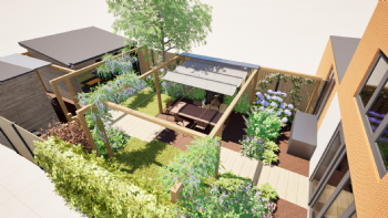 15  tuinontwerp voorbeelden in 3D